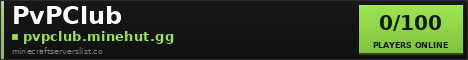 PvPClub Minecraft Server Banner