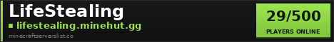 LifeStealing Minecraft Server Banner