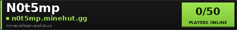 N0t5mp Minecraft Server Banner