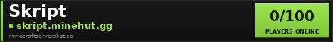 Skript Minecraft Server Banner