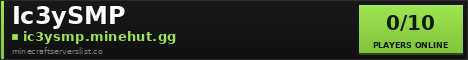 Ic3ySMP Minecraft Server Banner