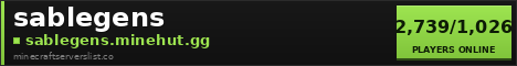 sablegens Minecraft Server Banner