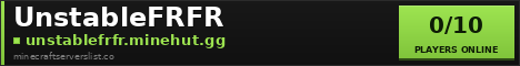 UnstableFRFR Minecraft Server Banner