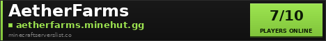 AetherFarms Minecraft Server Banner