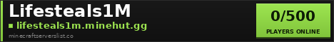 Lifesteals1M Minecraft Server Banner