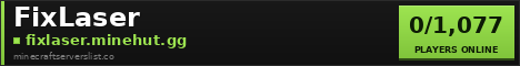 FixLaser Minecraft Server Banner