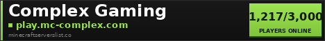 Complex Gaming Minecraft Server Banner