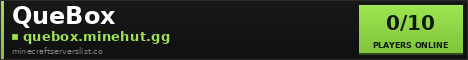 QueBox Minecraft Server Banner
