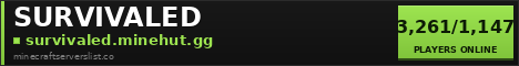 SURVIVALED Minecraft Server Banner