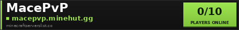 MacePvP Minecraft Server Banner