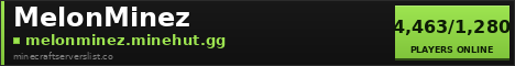 MelonMinez Minecraft Server Banner