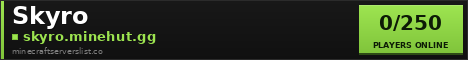 Skyro Minecraft Server Banner