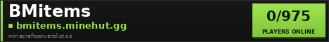 BMitems Minecraft Server Banner