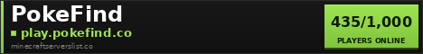 PokeFind Minecraft Server Banner