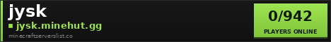 jysk Minecraft Server Banner