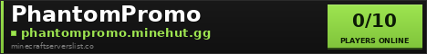 PhantomPromo Minecraft Server Banner
