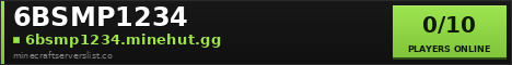 6BSMP1234 Minecraft Server Banner