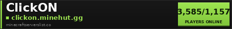 ClickON Minecraft Server Banner