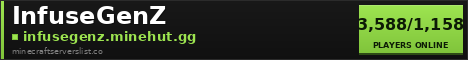 InfuseGenZ Minecraft Server Banner