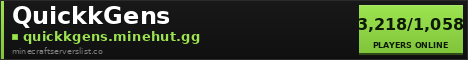 QuickkGens Minecraft Server Banner