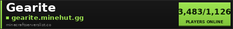 Gearite Minecraft Server Banner