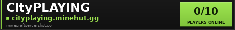 CityPLAYING Minecraft Server Banner
