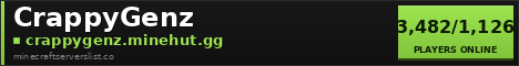 CrappyGenz Minecraft Server Banner