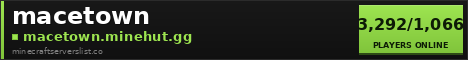 macetown Minecraft Server Banner