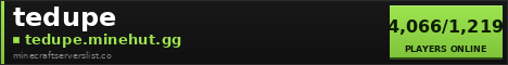 tedupe Minecraft Server Banner