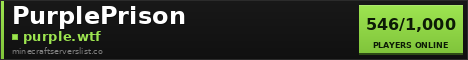 PurplePrison Minecraft Server Banner