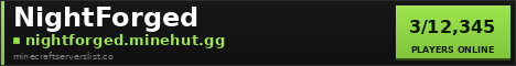NightForged Minecraft Server Banner
