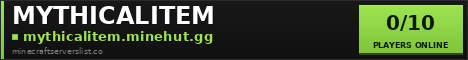 MYTHICALITEM Minecraft Server Banner
