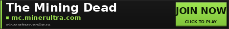 The Mining Dead Minecraft Server Banner