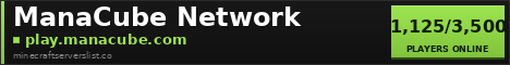 ManaCube Network Minecraft Server Banner