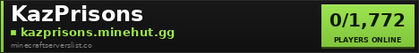 KazPrisons Minecraft Server Banner