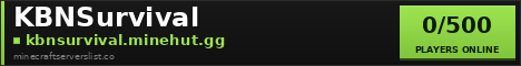 KBNSurvival Minecraft Server Banner