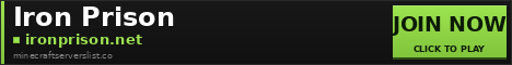 Iron Prison Minecraft Server Banner