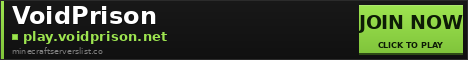 VoidPrison Minecraft Server Banner