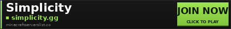 Simplicity Minecraft Server Banner