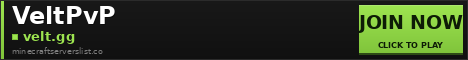 VeltPvP Minecraft Server Banner