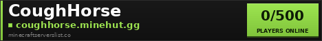 CoughHorse Minecraft Server Banner
