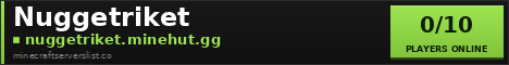 Nuggetriket Minecraft Server Banner