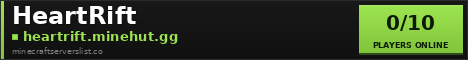 HeartRift Minecraft Server Banner