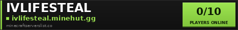 IVLIFESTEAL Minecraft Server Banner