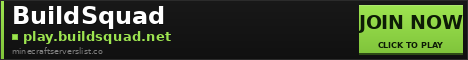BuildSquad Minecraft Server Banner