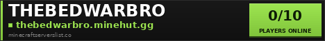 THEBEDWARBRO Minecraft Server Banner
