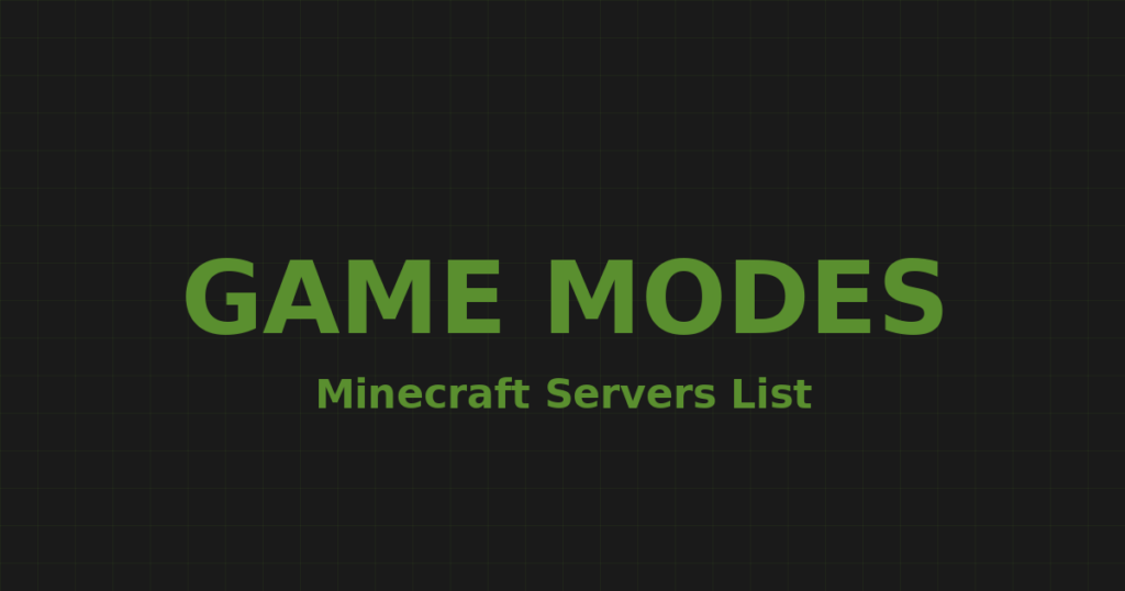 Top 10 Most Popular Minecraft Server Game Modes